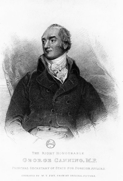 George Canning by William Thomas Fry